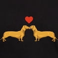 thumbnail image 3 of CafePress - Loveable Dachshunds Dark T Shirt - Men's Classic Graphic Cotton T-Shirt, 3 of 4