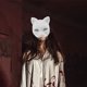 thumbnail image 5 of 2 máscaras de gato DIY de plástico en blanco, máscara DIY, máscara de cosplay de animal, máscara sin terminar, 5 of 8