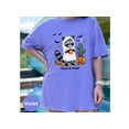 thumbnail image 6 of Cute Raccoon Trick or Trash Halloween T-Shirt, Funny Halloween Ghost Costume Tee, Spooky Holiday Shirt, Halloween Party Outfit, 6 of 10