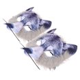 thumbnail image 2 of 2 máscaras de lobo realistas para Halloween, fiesta de cosplay, máscara de animal peludo, máscara de lobo de simulación, máscara de terror para Halloween, fiesta de disfraces de cosplay, máscara par, 2 of 4