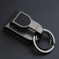 thumbnail image 2 of POINTERTECK Key Chain Clip Zinc Alloy Belts Hanging Fashion Portable Home Keychain Buckle Portable Backpack Wallet Pendant for Man Silver, 2 of 10