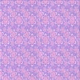 thumbnail image 1 of Ahgly Company Machine Washable Indoor Square Transitional Heliotrope Purple Area Rugs, 4' Square, 1 of 7