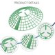 thumbnail image 5 of 10PCS Strawberry Stand Frame Holder Balcony Planting Rack Fruit Support Plant Flower Climbing Vine P, 5 of 5