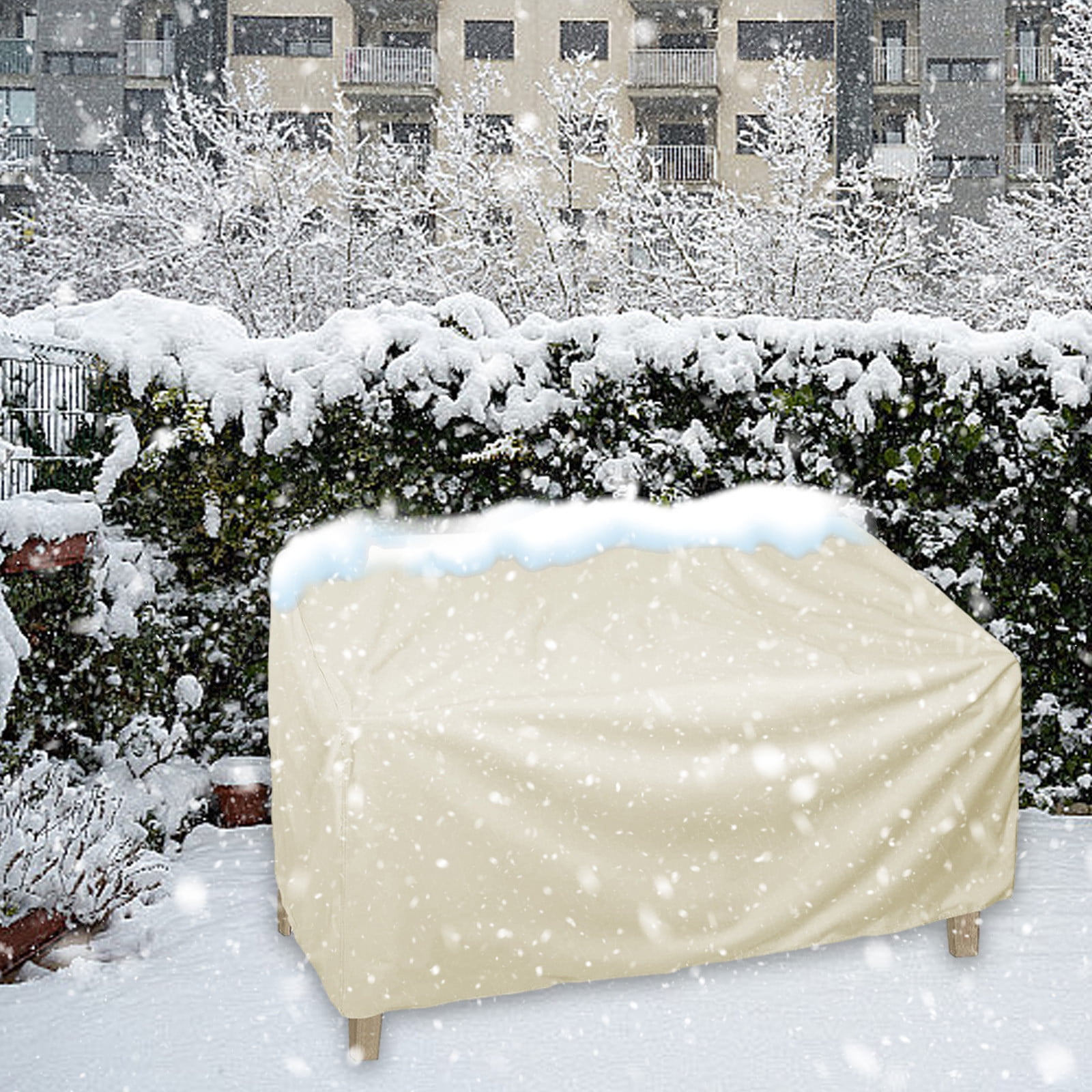 EARKITY Sofa Cover, Patio Loveseat Cover, Bench Loveseat Cover, Waterproof Outdoor Deep Sofa Cover, Patio Furniture Covers, Outdoor Loveseat Cover, Large Durable Garden Furniture Bench Cover