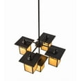 thumbnail image 4 of Meyda Tiffany 169150 Hyde Park 5 Light 32" Wide Chandelier - Brown, 4 of 6