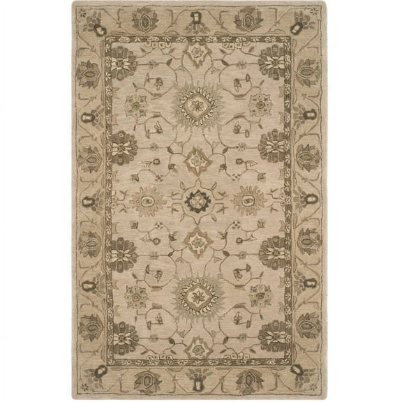 SAFAVIEH Anatolia Gavril Traditional Wool Area Rug, Beige, 8' x 10'