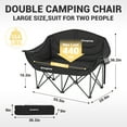 Kingcamp Loveseat Camping Chair for Adult Double Camping Chair Folding