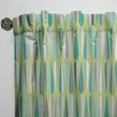 thumbnail image 3 of Designart 'Abstract Retro Drops VI' Mid-Century Modern Curtain Panel, 3 of 5