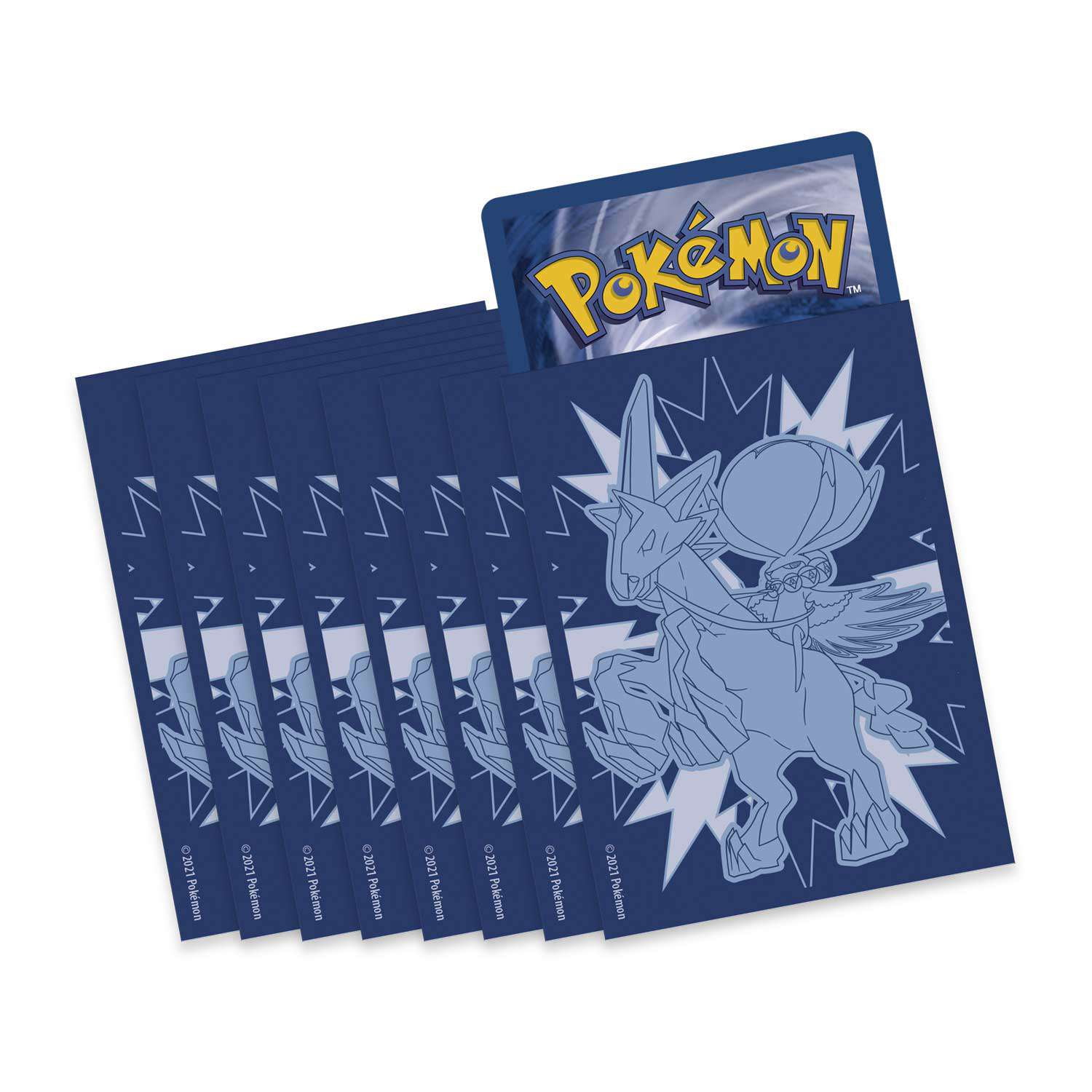 Pokemon Sword & Shield Chilling Reign ICE Rider Calyrex Elite Trainer Box (8 Booster Packs, 65 Card Sleeves, 45 Energy Cards & More)