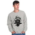 thumbnail image 5 of Diamond Bleeding Heart Compass Sweatshirt for Men or Women Brisco Brands S, 5 of 6