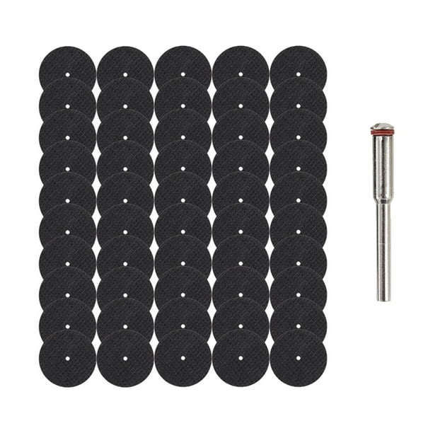 Juego de discos abrasivos de 32mm, herramienta rotativa, disco de lijado, discos de resina para ranurado, lijado y pulido 50 PCS CUTICAT disco abrasivo