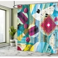 thumbnail image 5 of Ambesonne Abstract Art Shower Curtain, Surreal Pattern, 69"Wx84"L, Multicolor, 5 of 5