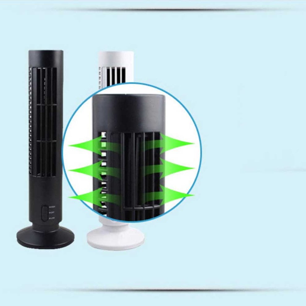 Portable USB Tower Type Bladeless Fan Rechargeable Vertical Air Condition Fan Walmart Canada