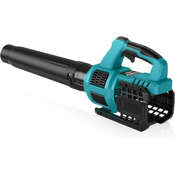 HEINRPO Cordless Leaf Blower Compatible with Makita 18V Battery (Bare Tool) 400CFM Electric Leaf Blower Cordless, Variable Speed, Turbo Mode, Handheld Battery Powered Leaf blowers for Lawn Care