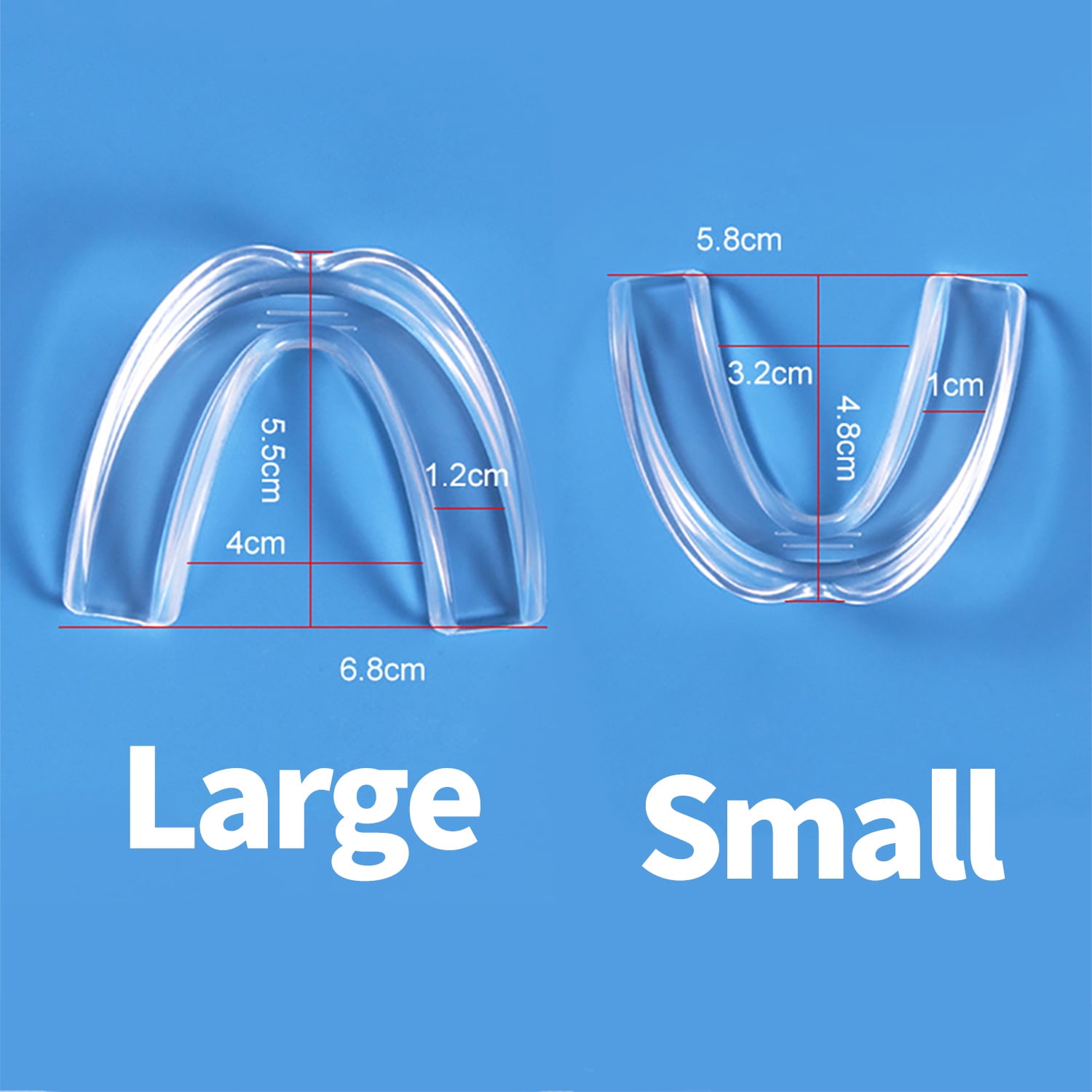 Anti Grinding Night Guard for Teeth Clenching - Reusable EVA Dental Guard, Sleep Aid Mouthguard for Teeth Grinding Protection & Quiet Sleep, Portable & Easy Clean Design
