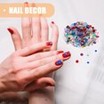 thumbnail image 3 of 1 Sac Diamants en Verre Strass Cristaux Gemmes Colorés Dos Pointu Ongle Strass, 3 of 8