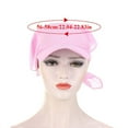 thumbnail image 2 of Fashion Bandana Ladies Brim Cap Beach Windproof Travel Solid Color Turban Cap Women Cap Sun Hat Headscarf DARK PURPLE, 2 of 8