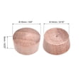 thumbnail image 2 of Tapones de madera con cabeza de botón de 9/16 pulgadas de cerezo, tapones de muebles de 9/25 pulgadas de altura, 200 piezas, 2 of 3
