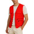 thumbnail image 4 of Unisex Pocket Work Vest for Everyday Wear Lightweight Construction Vest with Plain Design for Daily Casual Outings, 4 of 4