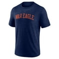 thumbnail image 2 of Men's Navy Auburn Tigers Arched Battle Cry Tri-Blend T-Shirt, 2 of 3
