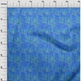 thumbnail image 2 of oneOone Georgette Viscose Medium Blue Fabric Batik Sewing Fabric By The Yard Print Diy Clothing Sewing Supplies 42 -Inch Wide, 2 of 4