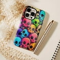 thumbnail image 6 of Colorful Skull Phone Case for Teens & Adults - Durable Shockproof Design with Edgy Style, Compatible with iPhone 11/12/13/14/15/16 (Pro Max/Plus), 6 of 9