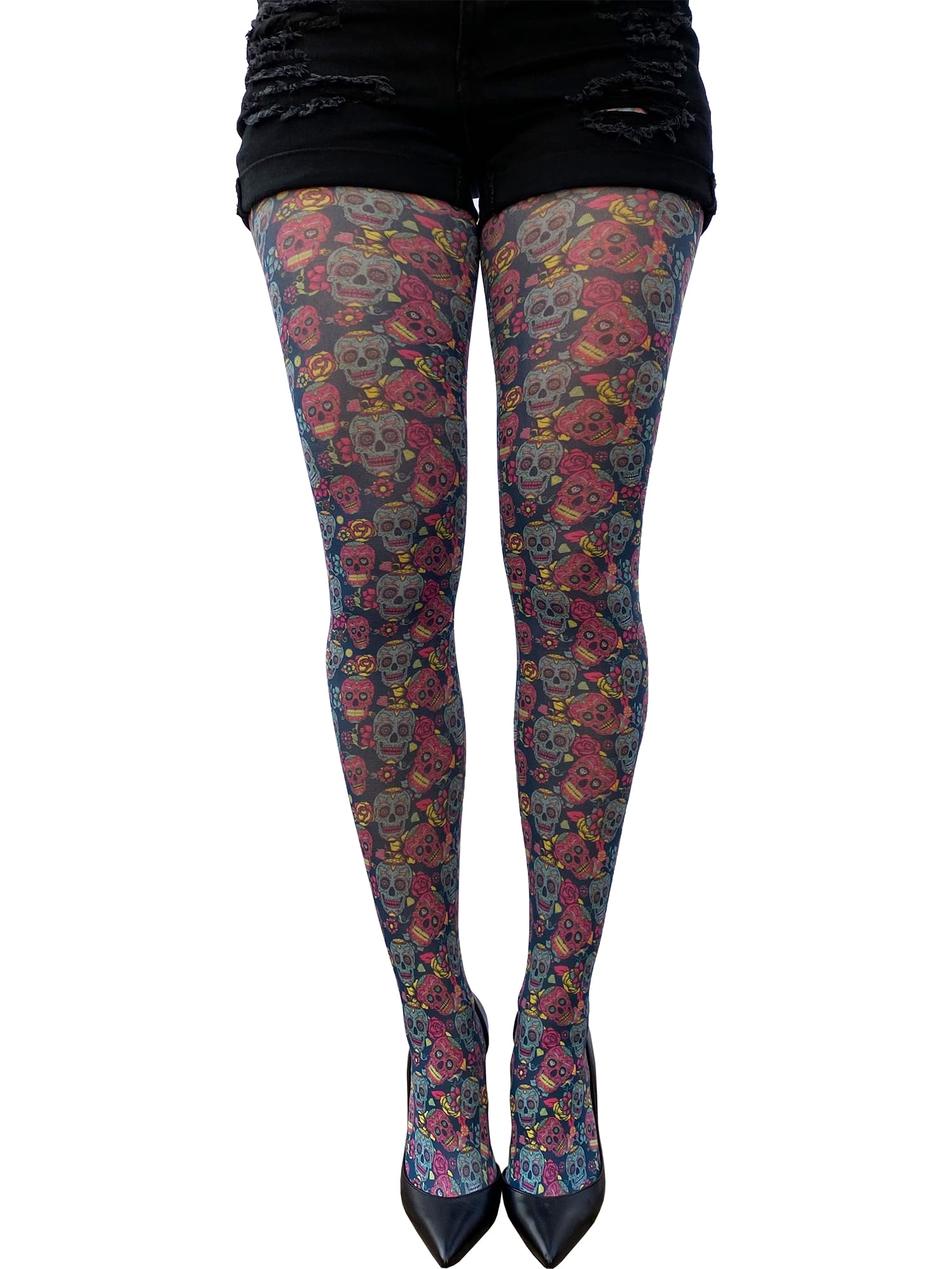 Multi-color Patterned Tights Sugar 