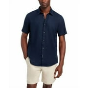 Boss S-Roan-Ken-Sh-C1-242 Linen Blend Slim Fit Button Down Shirt XL