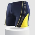 thumbnail image 4 of Men Swim Trunks Competitive Swim Racing Team Swimsuit Elastic Waist Swimming Shorts Upf 50+ YE2 XL, 4 of 4