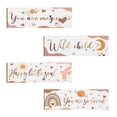thumbnail image 2 of 4 placas de madera para pared para habitación de niños, letrero colgante, decoración de pared para suministros de fiesta de cumpleaños, decoración Macarena Letrero para colgar en la pared, 2 of 8