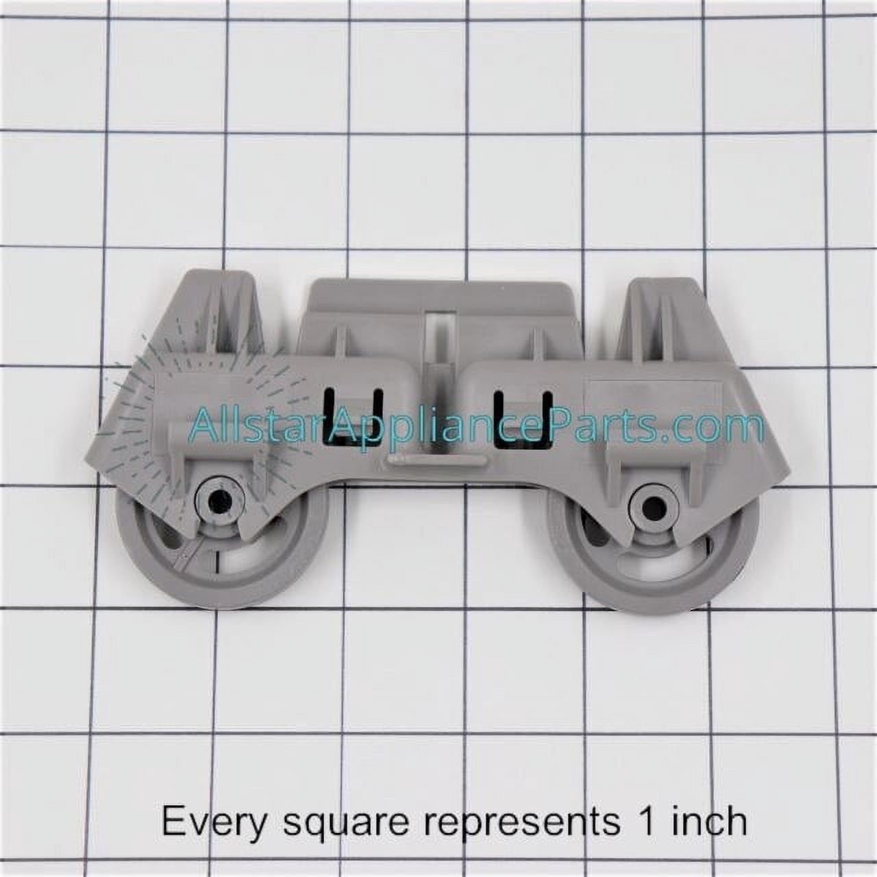 whirlpool part number 8268713: wheel & transport assembly