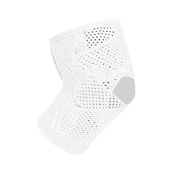 BESTSKY Knee Brace,Non-Slip Knee Brace Design Knee Compression Sleeve,Prevents Meniscus Wear and Bone Damage Knee Sleeve,WHITE,XL