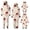Style-K, variant on Uaswgudfs Christmas Pajamas for Family Matching Cute Long Sleeve Soft Sleepwear One Piece Funny Christmas Pjs Nighty