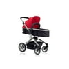 LA Baby Red Oak Standard Stroller, Red/Black
