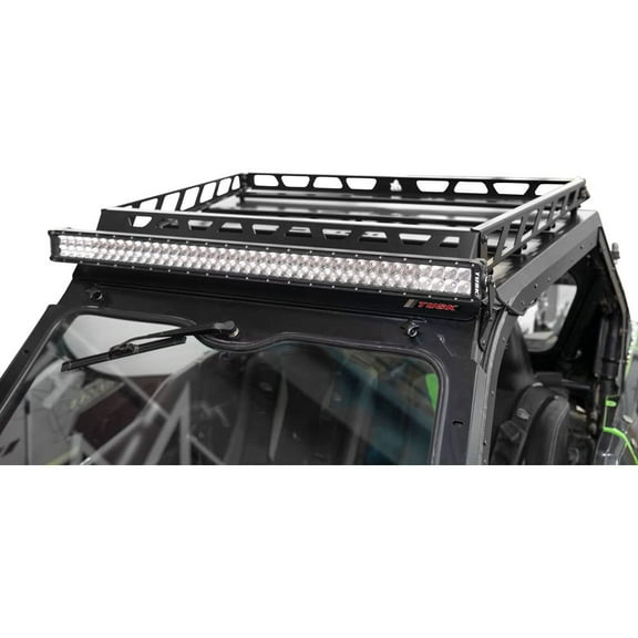 Tusk UTV Adventure Roof Rack Rack w/Profile Roof and V2 40 inch LT. Bar for Kawasaki Teryx KRX 1000 Trail Edition 2022
