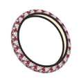 thumbnail image 2 of Fotbe Lilies Flowers Steering Wheel Cover Universal 15 in Car Accessories for Men Women,Steering Wheel Protector Comfortable Protective Case for SUV Sedan Decor, 2 of 8