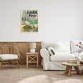 thumbnail image 2 of Stupell Lake House Fishing Angler Sign Animals & Insects Painting White Framed Art Print Wall Art, 2 of 7