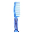 thumbnail image 2 of 22cm Plastic Coarse Teeth Scalp Massage Rake Comb for Long Thick Curly Hair Blue, 2 of 5