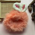 thumbnail image 3 of Washranp Women Hair Ties,Elastic Plush Rabbit Ear Design Hair Rope Ponytail Holder Accessories, 3 of 4