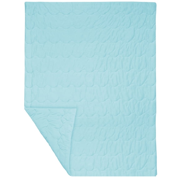 Therapedic Home Solutions Cozy Cool Oversized Cooling Throw Blanket, Summer Cool and Chilling Blue Throw