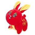 thumbnail image 4 of Muñeca mascota del año del conejo, juguete de peluche corto, artesanía de costura exquisita, regalo duradero para 30 centimetros Hugo muñeca mascota, 4 of 7