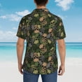 thumbnail image 6 of Goofa Camouflage Skulls Hawaiian Shirt for Men, Unisex Summer Beach Casual Short Sleeve Button Down Shirts,Aloha Tropical Floral print shirt-X-Large, 6 of 9