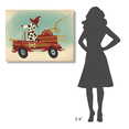 thumbnail image 4 of Global Gallery's 'K9 Fire Department' By Ryan Fowler Stretched Canvas Wall Art, 4 of 4