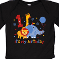 thumbnail image 4 of Inktastic Safari 1st Birthday Boys or Girls Long Sleeve Baby Bodysuit, 4 of 5