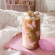 thumbnail image 5 of Vaso de cristal SANDJEST Butterfly con tapa acrílica, 473 ml, pajita, 5 of 8