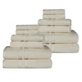 thumbnail image 5 of Superior Ultra Soft Cotton Solid 12-Piece Towel Sets, Ivory, 5 of 8
