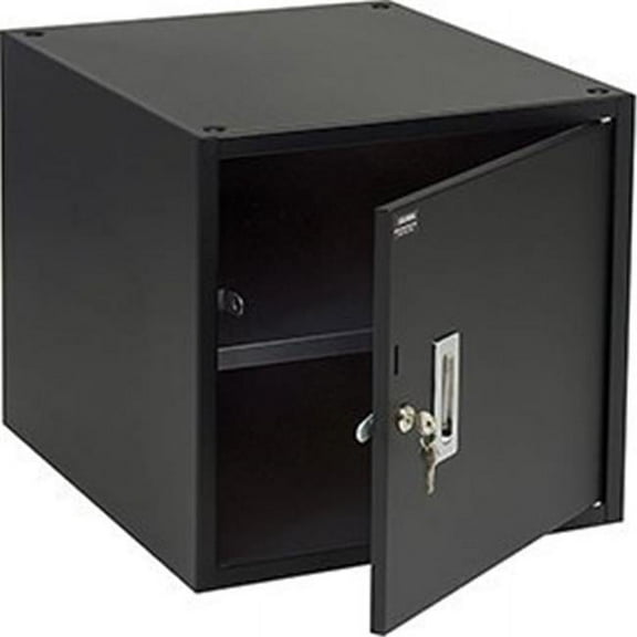 16 in. Storage Cabinet - Black