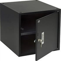 16 in. Storage Cabinet - Black