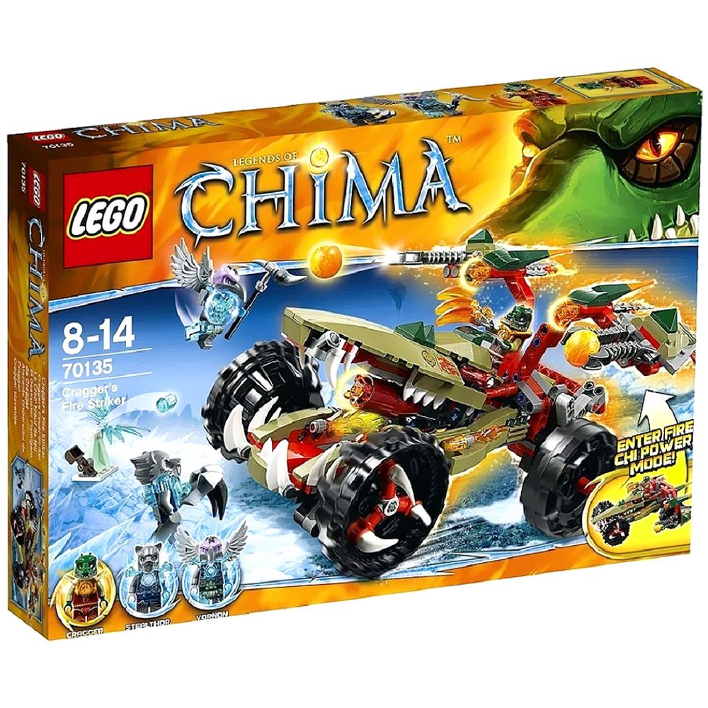 Legends of Chima Cragger's Fire Striker Set LEGO 70135 - Walmart.com ...