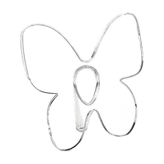 ACDANC 8.66In Butterfly Acrylic Vase Modern Tabletop Flower Holder, Clear Sculptural Decorative Vase for Wedding Home Decor Acrylic Vases for Flowers